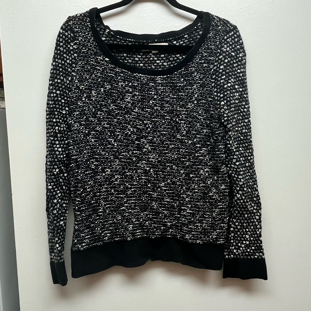 Women’s Loft Black & White Sweater